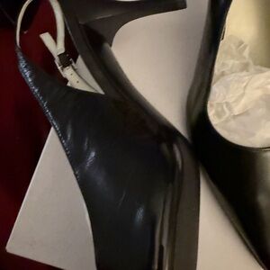 Calvin Klein Black Slingback Heels